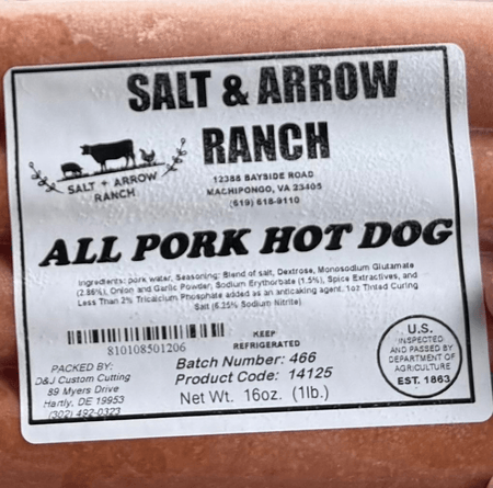 Pork, Hot Dogs